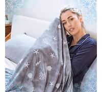 Ailemei Direct Cooling Blanket with Double Sided Cold Effect,Lightweight Breathable Coastal Theme Blanket for Couch,Transfer Heat to Keep Body Cool for HotSleepersNightSweats,153×229cm,SpaceGrey