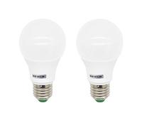 AILEMING E27 LED Bulb AC12V DC12V -24V 5W ES Edison Screw Bulb Thermal Plastic Light for Office Home Warm White Pack of 2