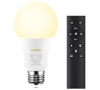 AILEMING E27 LED Bulb with 2.4GHz Remote Control, A19 12W 1000lm Color Changing Smart Light for Bderoom, Mood Soothing,100W Equivalent,Dimmable 1% to 100% 2700-6500K,1 Bulb & 1Remote