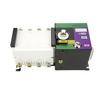 Ailgely 100A/4P Automatic Changeover Switch, Dual Power ATS Isolation Type for Reliable Performance, Electric Remote Control with Mechanical Interlocking and Zero Arc Over, Ideal for