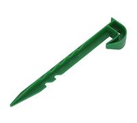 Ailgely 10pcs Green Plastic Ground Pegs for Camping, Gardening and Landscaping, Quick and Easy to Use with Material for Multiple Applications, Solid and Fixing Pegs