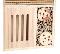 Ailgely Bee House, Tubular Design, Wood Nesting Box, Attract Beneficial, Decorate Garden with Shelter for Garden Outdoor Decoration, Encourage for Ecological Health (Style A)