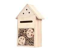 Ailgely Bee House, Tubular Design, Wood Nesting Box, Attract Beneficial, Decorate Garden with Shelter for Garden Outdoor Decoration, Encourage for Ecological Health (Style B)