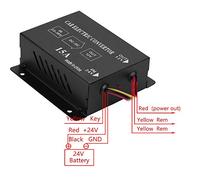 Ailgely DC 24V to 12V Power Converter, Transformer for Car Truck Electric Inverter, Reduces Voltage with Built-in Protection, Reliable Switch-mode Control (24v to 12v/15A/180w)