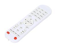 Ailgely Durable White Remote Control for Projector with 10m Range, Ideal for Home Theaters and Offices, Made of ABS Material