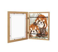 Ailgely Kids Art Frame, A4 Artwork Display Frame, Front Opening Picture Frame Changeable Artwork Display Storage Frames Display, Hang Your Kids Artwork Up to 150 pictures (Wooden)