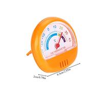 Ailgely Large Dial Freezer Thermometer, Accurately Measures Temperatures Ranging From -30 to 40℃, Features a Clear Lens and Pointer for Easy-to-read Measurements, Indispensable Tool to (Yellow)