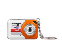 Ailgely Mini Digital Camera Support Chatting, 1280 * 960 Video Resolution for Business, Home Security, Education, Travel, with 32GB TF Card (Orange)