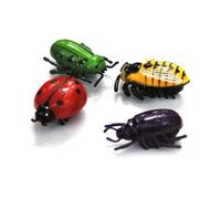 Ailgely Mini Plastic Electronic Ladybug Toy For Kids Realistic Simulation Toy For Children Material Plastic 1 Pcs (Green)