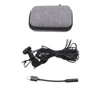 Ailgely Noise Canceling Wired Earbuds with Microphone Clip On Lapel Microphone for Live Broadcasting Singing Recording