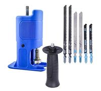 Ailgely Power Drill to Reciprocating Saw Converter with Blade Replacement Safe Cutting Tool for Home Improvement Projects (2 Set Blades)