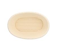Ailgely Round and Oval Plastic Bread Proofing Basket, Large Bread Fermentation Basket, Unique Design Bread Baking Basket, Hand-made Premium Materials, Safe to Use, Easy to, (oval 21 * 14 * 8cm)