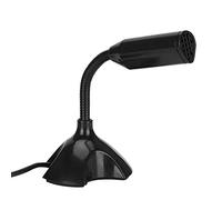 Ailgely USB Plug and Play Computer Microphone with High Performance, Cool Black, Reproducing the Real Sound for XP and Later, Driveless