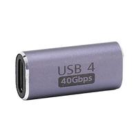 Ailgely USB Type C Adapter Durable Aluminum Alloy 8K Resolution 120HZ for PCs Tablets 1 Unit (Straight Type)