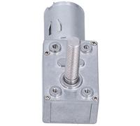 Ailgely Wearproof Gear Motor Silent Sturdy, High Thermal Conductivity, Rustproof, Long Service Life DC 6V/DC 12V Gear Motor for Mini Motor Making, Model, with 8mm Shaft, M8 Threaded Shaft, (DC12V