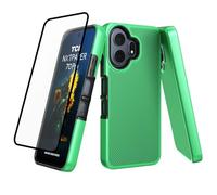 Ailiber Case for TCL 70 Pro NxtPaper,Shockproof with Screen Protector-Green