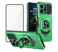 Ailiber for TCL NxtPaper 70 Pro Stand Case with Screen Protector-Green