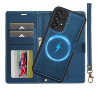 Ailicici Case for Samsung Galaxy A13, 2-in-1 Removable Magnetic Case, Wireless Charging, Card Slot, Leather Case, Mobile Phone Case, RFID Flip Case, Protective Case for Samsung A13 4G/5G