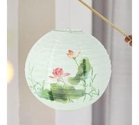 AILIFE Blossom Round Paper Lantern Lamp Shade Japanese Chinese Oriental Style Light Restaurant Wedding Home Decor Gifts