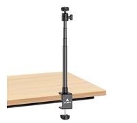 Ailight Camera Desk Mount Webcam Stand, Adjustable Table Camera Stand with 1/4" Screw & C Clamp Overhead Tripod Webcam Mount for Logitech Obsbot insta360 Anker and Others