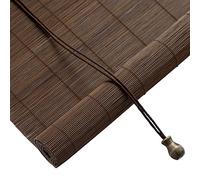 AILILI Bamboo Curtain,Roller Shade,Premium -Easy To Stretch,doorway Bamboo Curtain,Shading And Ventilation,bamboo Shades,Gently Filters Light Into Room,bamboo Blind,Dark Brown