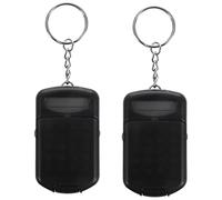 ailill 2X Gray Plastic Casing 8 Digits Electronic Mini Calculator W Keychain