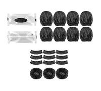 ailill 400 PCS Disposable Microphone Covers Non-Woven Disposable Mic Covers for Conferences, Concerts, Recording Room,