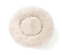 AILISK Calming Dog Official Calming Donut Dog Anti Anxiety Bed (Beige,60cm)