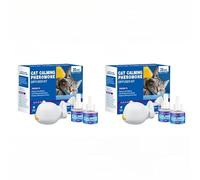AILISK Feliminder Cat Diffuser, Feliminder Cat Calming Diffuser, Feliminder Cat Calming Plug-in Pheromone Diffuser, Reduce Stress and Anxiety for Your Pets, Keep Them Calm (Cat 2 Pcs No scent)
