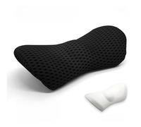 AILISK Orthopulse - ComfortWave Lumbar Support Cushion | for Lower Back Pain Relief - Ergonomic Design for Office - Driving and Home Use(1Black,4 * 9 * 18)