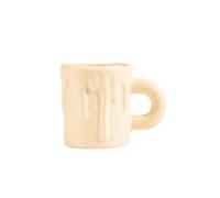 AILIUXIAOYAN Coffee Mug Nordic Style Original Design Ceramic Coffee Mugs Couple Macaron Mugs Multicolor Optional 8.4 Ounces Milk Cup Breakfast Cups(Yellow)