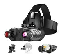 AILNJUC Night Vision Goggles Head Mounted, 1312FT Night Vision Binoculars Compatible with Military Tactical Helmet, Infrared Long Focus 8X Digital Zoom/32GB SD Card