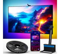 Ailofy Smart TV LED Backlight with Camera for 55-65 Inch Screens, 12ft LED Strip Lights Sync with Screen and Music, Color Changing Lights for TV