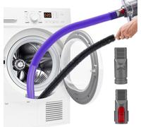 AiLomey Dryer Vent Cleaner Kit Compatible with Dyson V7 V8 V10 V11 V12 V15, Flexible Dryer Vacuum Hose Attachment for V6 DC58 DC59 DC61 DC62, Flexible Crevice Tool for Small Crevice(Purple)