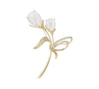 AILONMEI Elegant Simple Brooches and Pins for Women Classy Upscale Broach for Designer Ladies, Metal, no gemstone