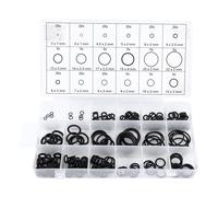 AILOOCEDI Rubber O Ring with Spacer Gasket Washer, Rubber Gasket with Plastic Box Included 225pcs Assorted Rubber O Ring Washer Seals Gasket Assortment Set for Car, AILOOCEDIpcaun87ebt