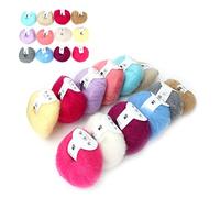 Ailoocedi Soft Mohair Wool Yarn Set Anti-Pilling & Anti-Shrinkage 12 Colors,Popular Soft Mohair Pashm Knit, Angora Long Wool Yarn Hot for Weaving Scarves, Shawls, Sweaters (1 Set of Twelve Colors)