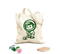 AILOONG a cartoon astronaut playing golf with a ball Canvas Wine Gift Bag 340g/m² thick fabric Matches clothing