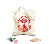 AILOONG a celtic love knot roots tree logo Canvas Wine Gift Bag 340g/m² thick fabric Matches clothing