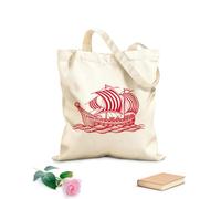 AILOONG a of a sailing ship Canvas Wine Gift Bag 340g/m² thick fabric Matches clothing