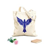 AILOONG a silhouette of an angel with wings Canvas Wine Gift Bag 340g/m² thick fabric Matches clothing