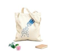 AILOONG Alphabet Spice Jar Kitchen Cooking Alphabet Abc Spice Jar Calico Women's Bags 340g/m² thick fabric Foldable