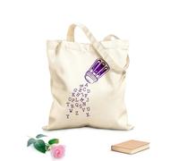 AILOONG Alphabet Spice Jar Kitchen Cooking Alphabet Abc Spice Jar Calico Women's Bags 340g/m² thick fabric Foldable