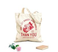 AILOONG american vintage dont let an body work harder than you Canvas Wine Gift Bag 340g/m² thick fabric Matches clothing