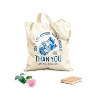 AILOONG american vintage dont let an body work harder than you Canvas Wine Gift Bag 340g/m² thick fabric Matches clothing