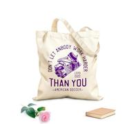 AILOONG american vintage dont let an body work harder than you Canvas Wine Gift Bag 340g/m² thick fabric Matches clothing