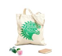 AILOONG an of a lizard head with spikes Canvas Wine Gift Bag 340g/m² thick fabric Matches clothing