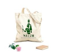 AILOONG ancient egyptian god neith silhouette middle east god logo Canvas Wine Gift Bag 340g/m² thick fabric Matches clothing