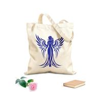 AILOONG angelic beauty wings icon design celestial grace angel wings emblematic icon Canvas Wine Gift Bag 340g/m² thick fabric Matches clothing