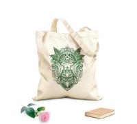 AILOONG Anu od With Antique Engraving Ornament Reusable Shopper Bags 340g/m² thick fabric Foldable